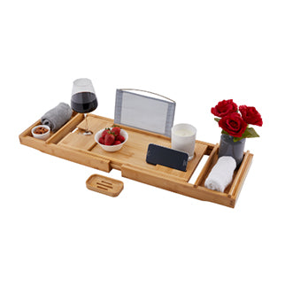 BAMBOO BATHTUB TRAY