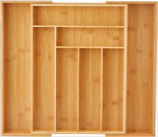 BAMBOO EXPANDABLE DRAWER ORGANIZER